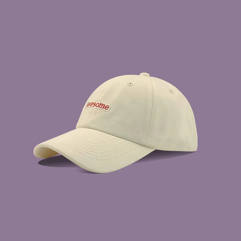 Candy Color Women's Baseball Cap – Letter Embroidery Snapback Baseball Cap SWANS