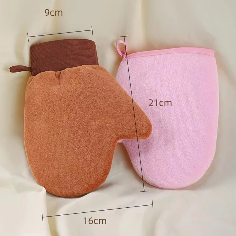 Self-Tanning Mitt Double-Sided Flocking Applicator Glove Self-Tanning Mitt SWANS