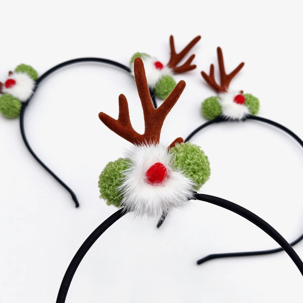Christmas Reindeer Antler Headband for Kids & Adults Festive Headband SWANS