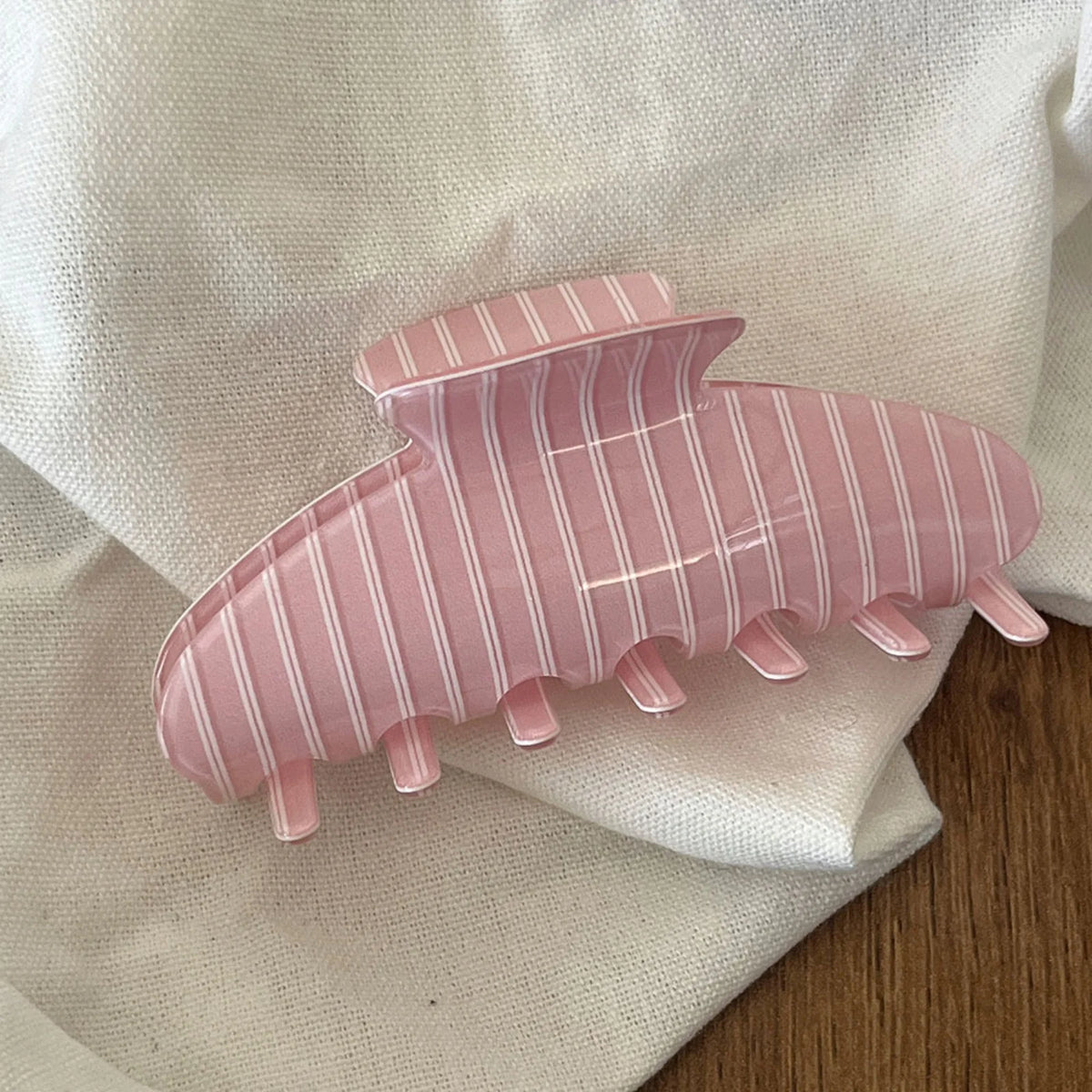 Korean Stripe Acetic Acid Hair Claw Clip for Medium Long Hair Hair Claw Clip SWANS