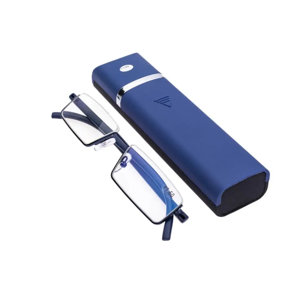 TR90 Blue Light Reading Glasses Square Metal Frame +1.0–+3.5 Reading Glasses SWANS