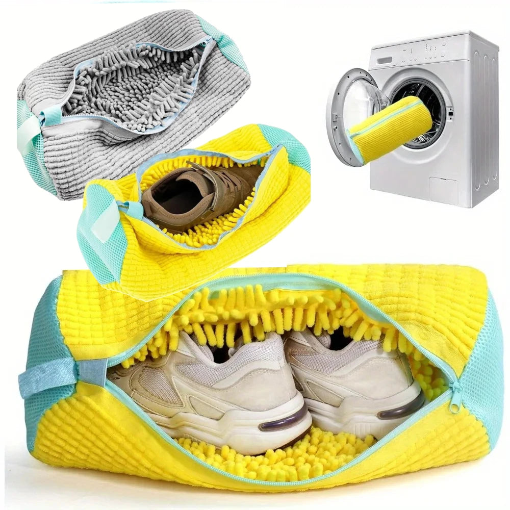 SWANS Shoe Washing Machine Bag – Zipper Laundry Bag Shoe Laundry Bag SWANS