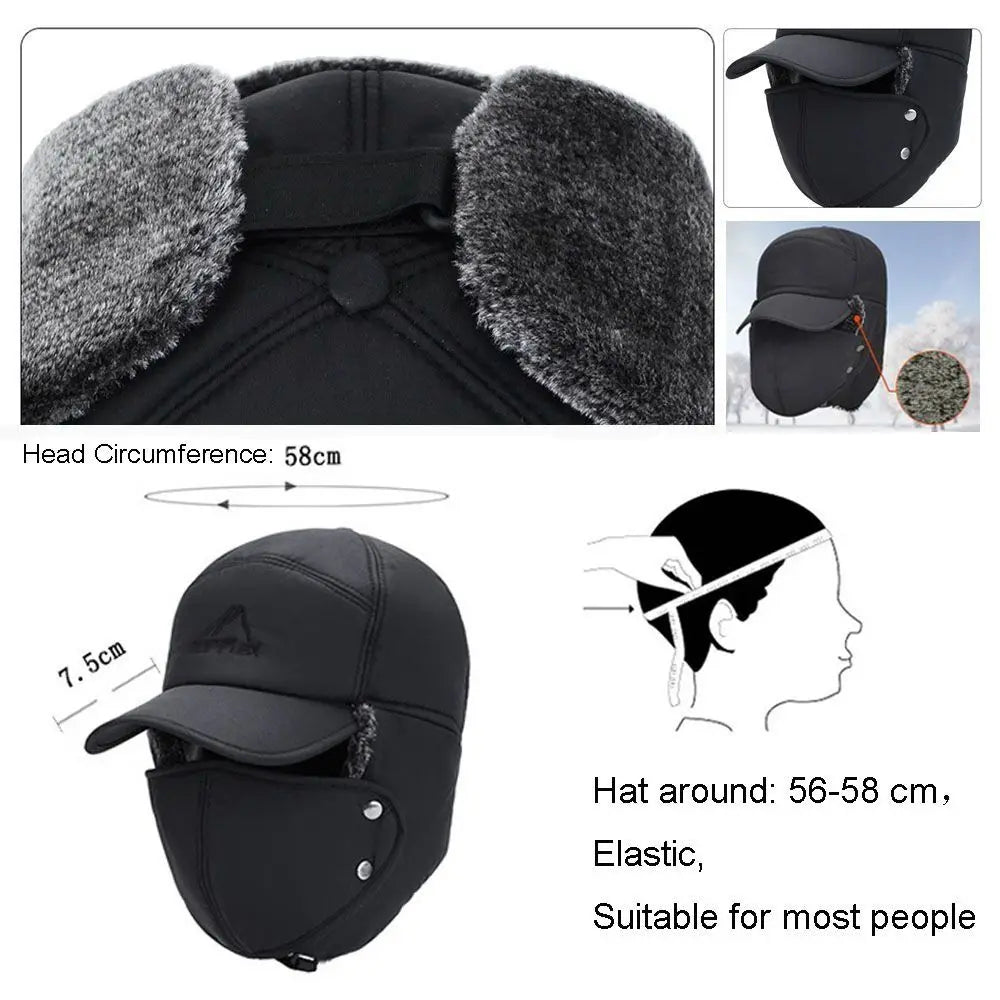 SWANS Windproof Winter Ski Balaclava Hat & Mask Set Winter Ski Balaclava SWANS