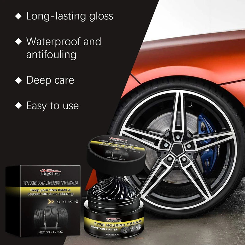 XMSJ Tire Renewal Wax – Long-Lasting Shine & UV Protection Tire Renewal Wax SWANS