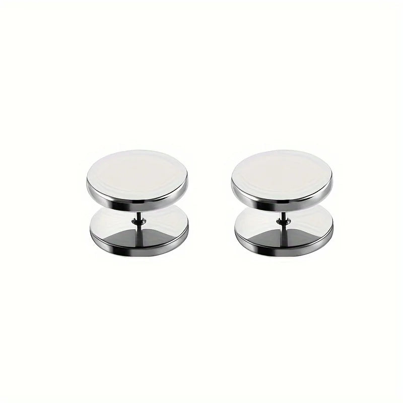 No-Sew Spiral Buttons for Sweaters & Cardigans – 2/6 Pack Knitwear Buttons SWANS 2pcs Silvery