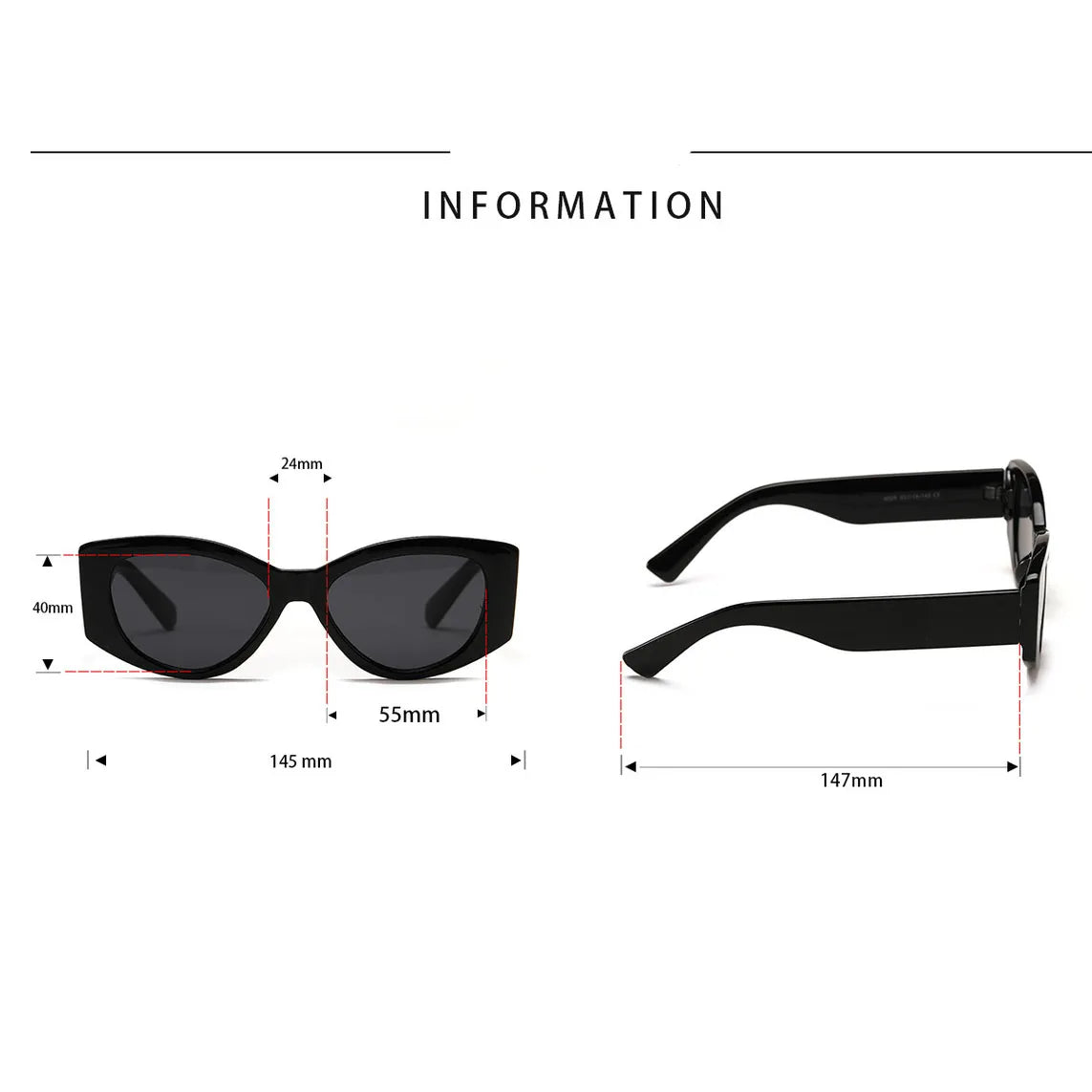 TOYEARN Leopard Cat Eye Sunglasses UV400 Vintage Punk Women Cat Eye Sunglasses SWANS