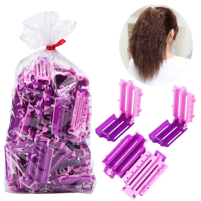 20-Pack Reusable Perm Hair Curl Rods – Wave & Volume Clamps Hair Curl Rods SWANS