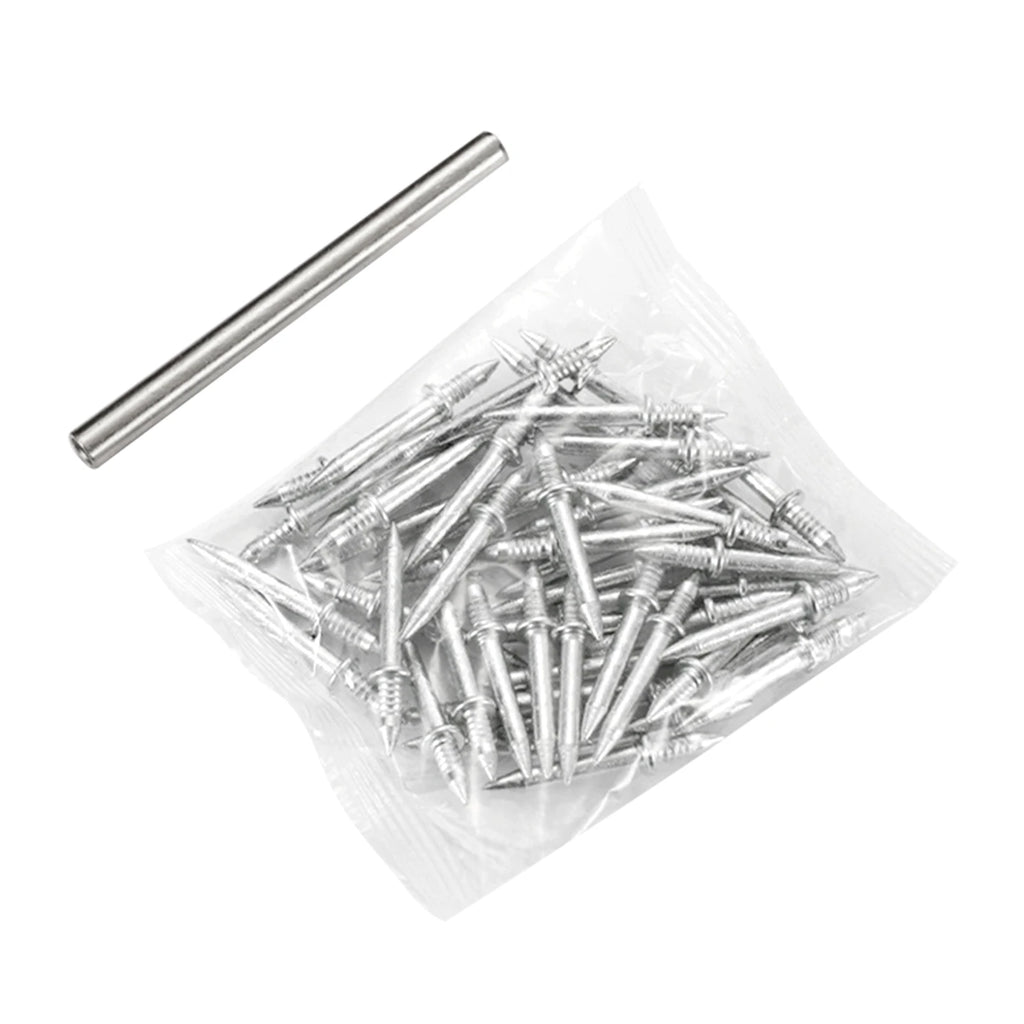 100-Pack Double-Head Invisible Skirting Nails – Seamless Trim Skirting Board Nails SWANS Iron nails 100pcs