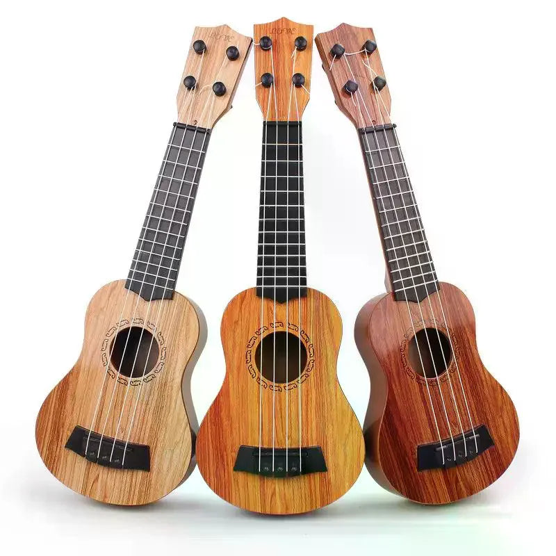 Kids 4-String Wooden Guitar Toy – Educational Music Gift Kids Music Toy SWANS