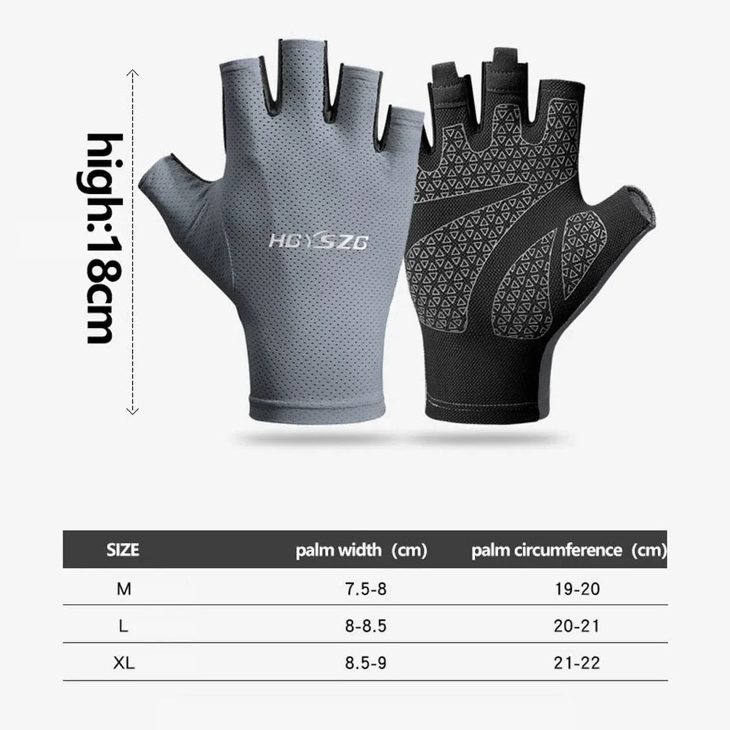 SWANS Unisex Fingerless Gloves – Cycling, Gym & Outdoor Fingerless Sport Gloves SWANS