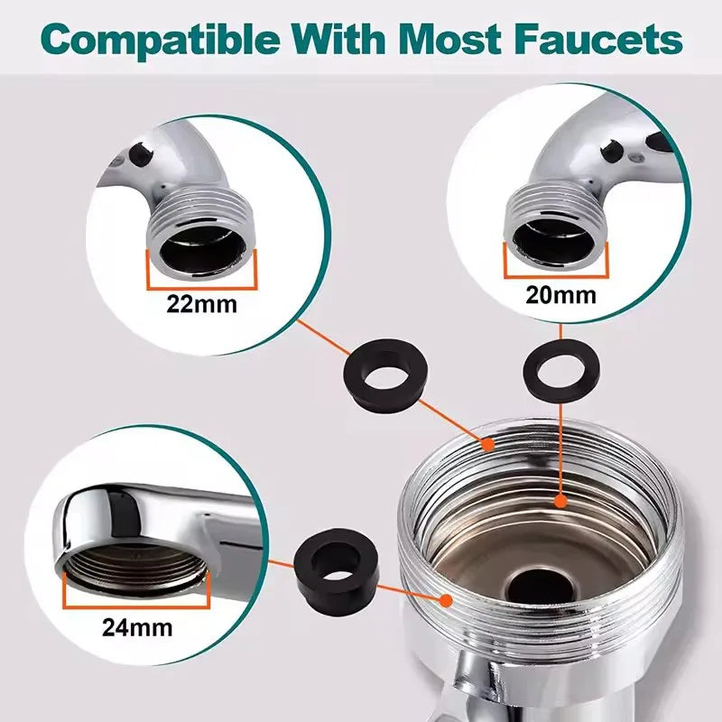 SWANS 1080° Rotating Faucet Aerator Extender & Sink Sprayer Faucet Aerator Extender SWANS