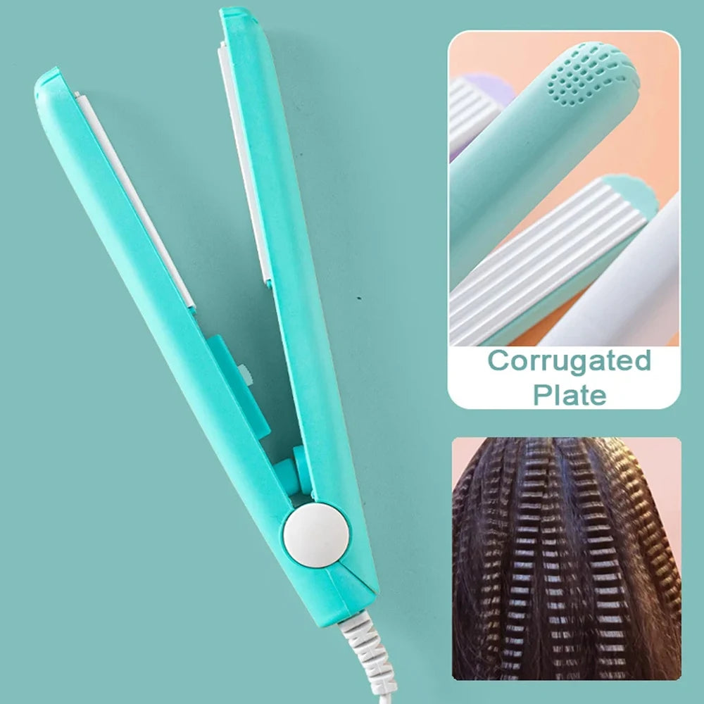YIBER Ceramic Hair Crimper – Fluffy Wave Volumizing Iron Hair Crimper Iron SWANS