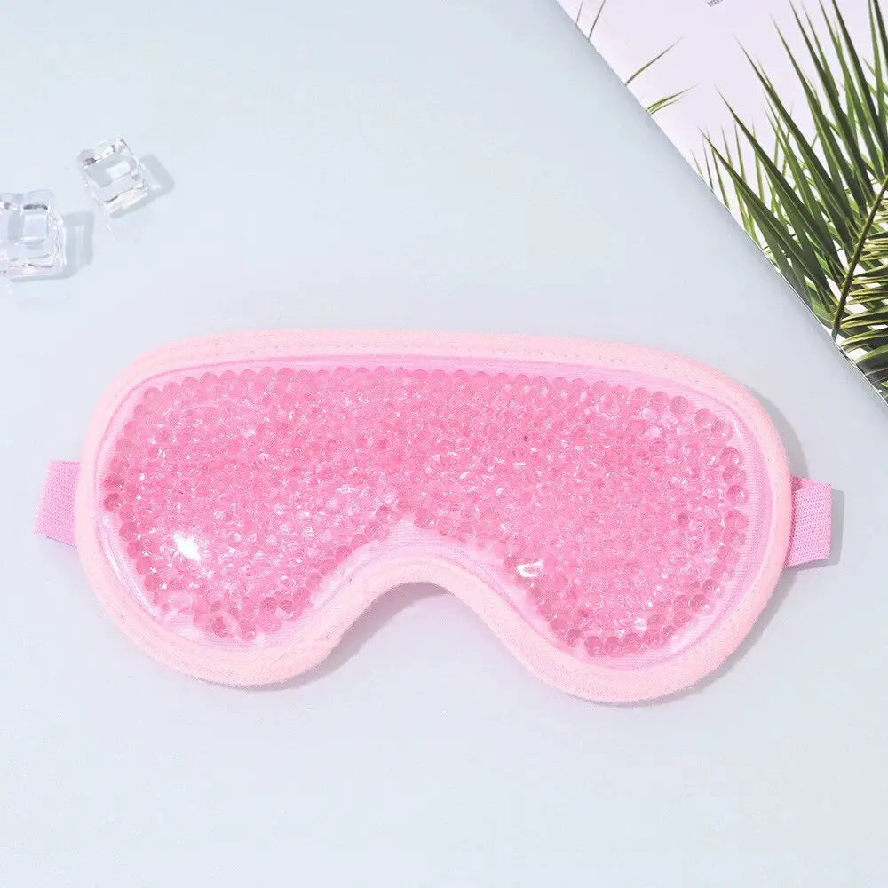 Hot & Cold Gel Eye Mask – Soothing Sleep & Beauty Mask Gel Eye Mask SWANS Pink