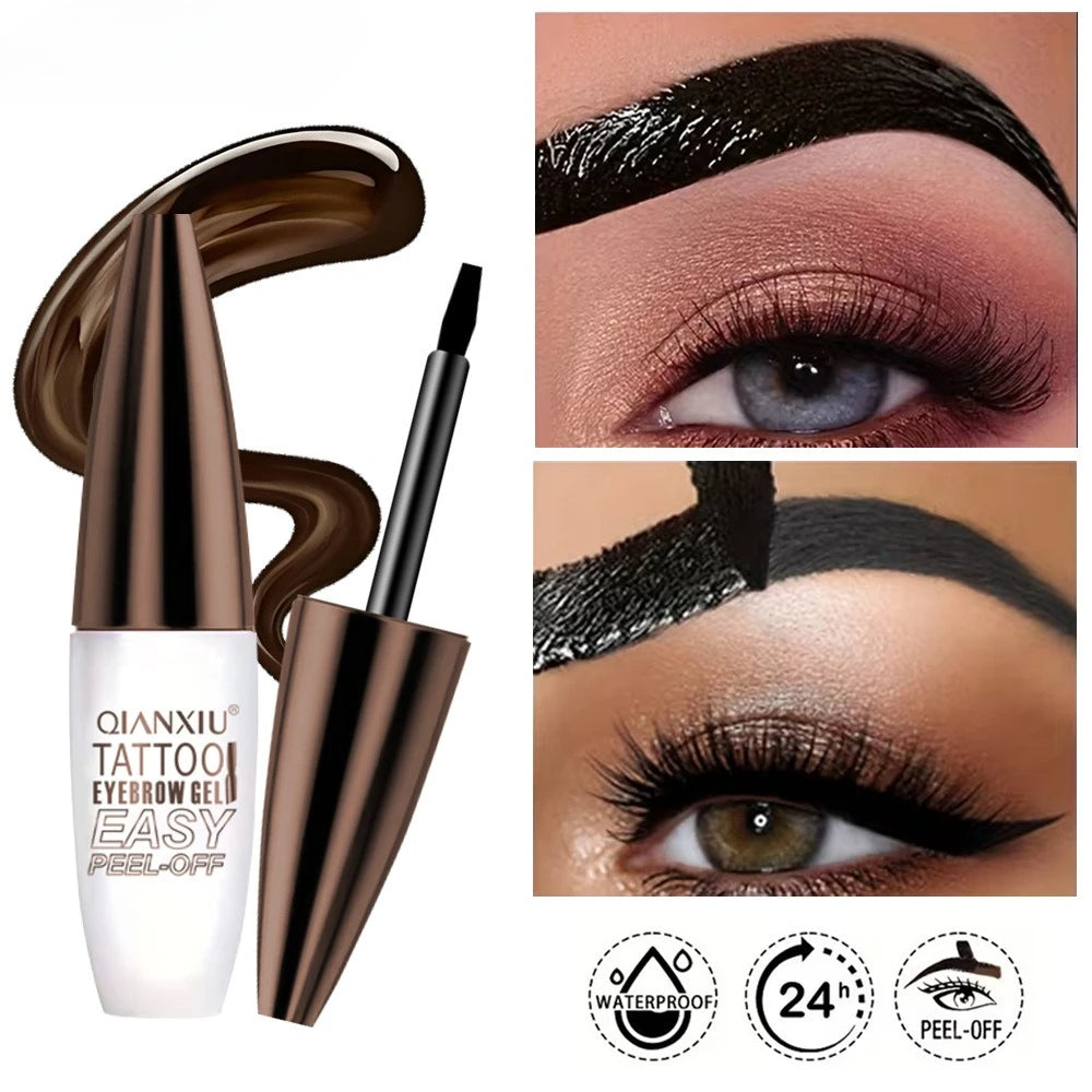 Waterproof Semi-Permanent Eyebrow Tattoo Gel – 3-Day Wear Eyebrow Tattoo Gel SWANS