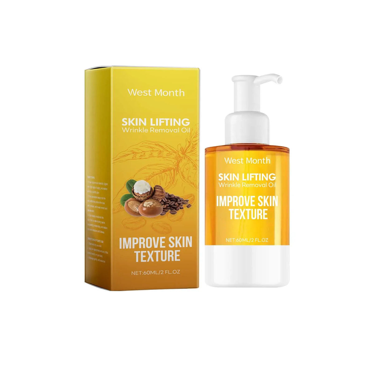 WEST MONTH Firming Face Serum – Tighten & Brighten 60ml Face Firming Serum SWANS 60ml boxed