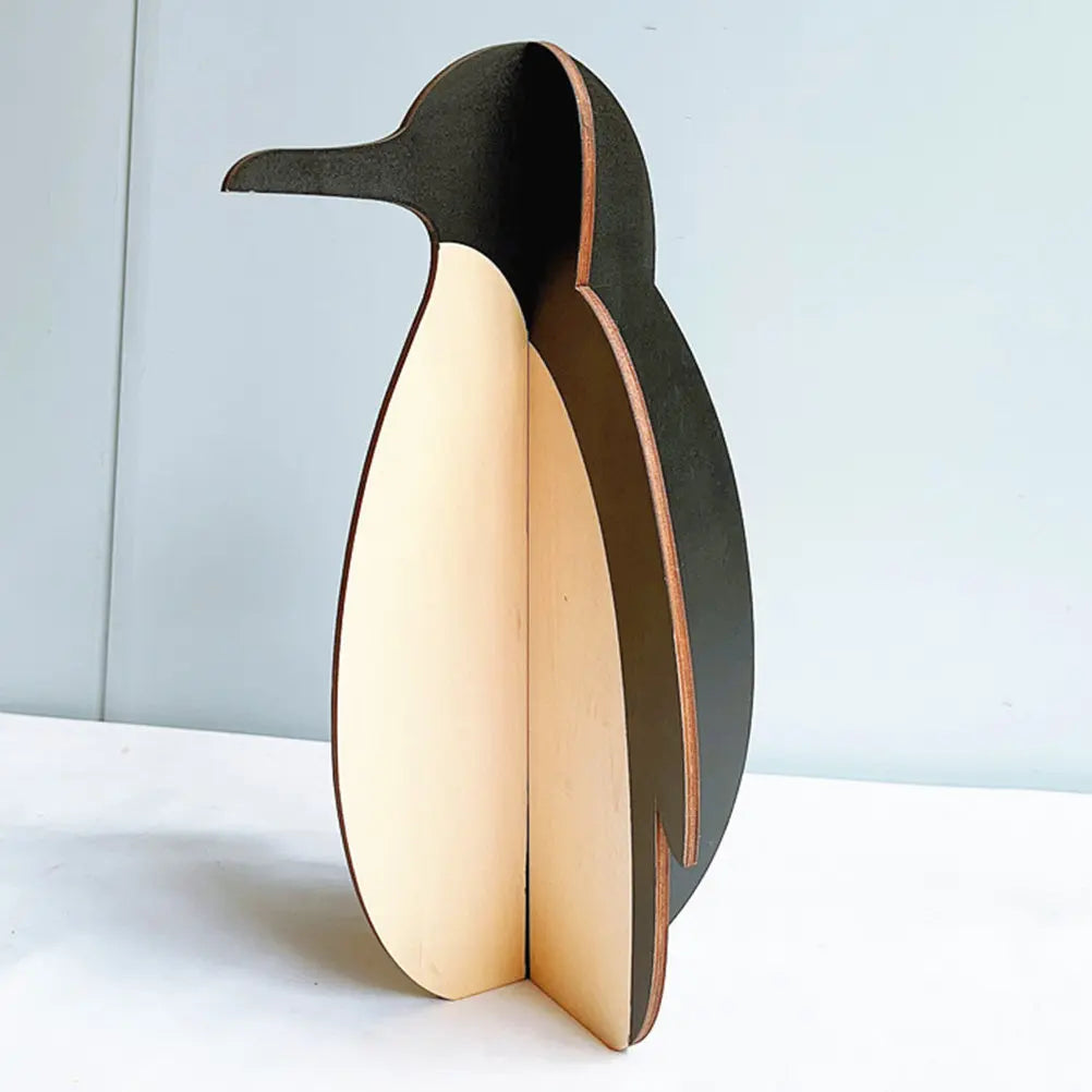 Solid Wood Penguin Glasses Holder – Desktop Eyewear Organizer Eyewear Holder Stand SWANS