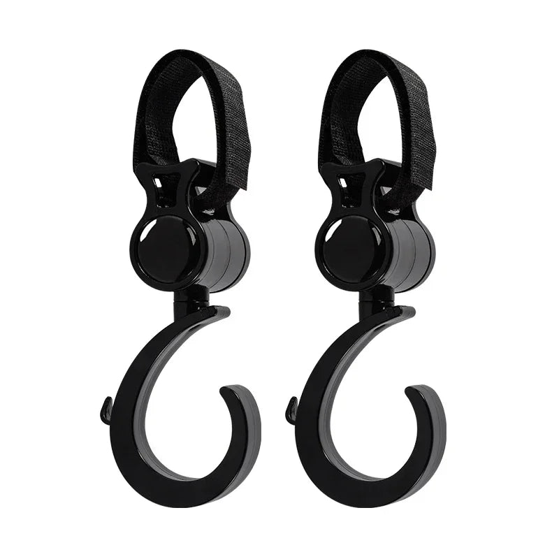 SWANS Stroller Hooks 2-Pack – Universal Pram & Cart Bag Holder Stroller Hook SWANS gg-01