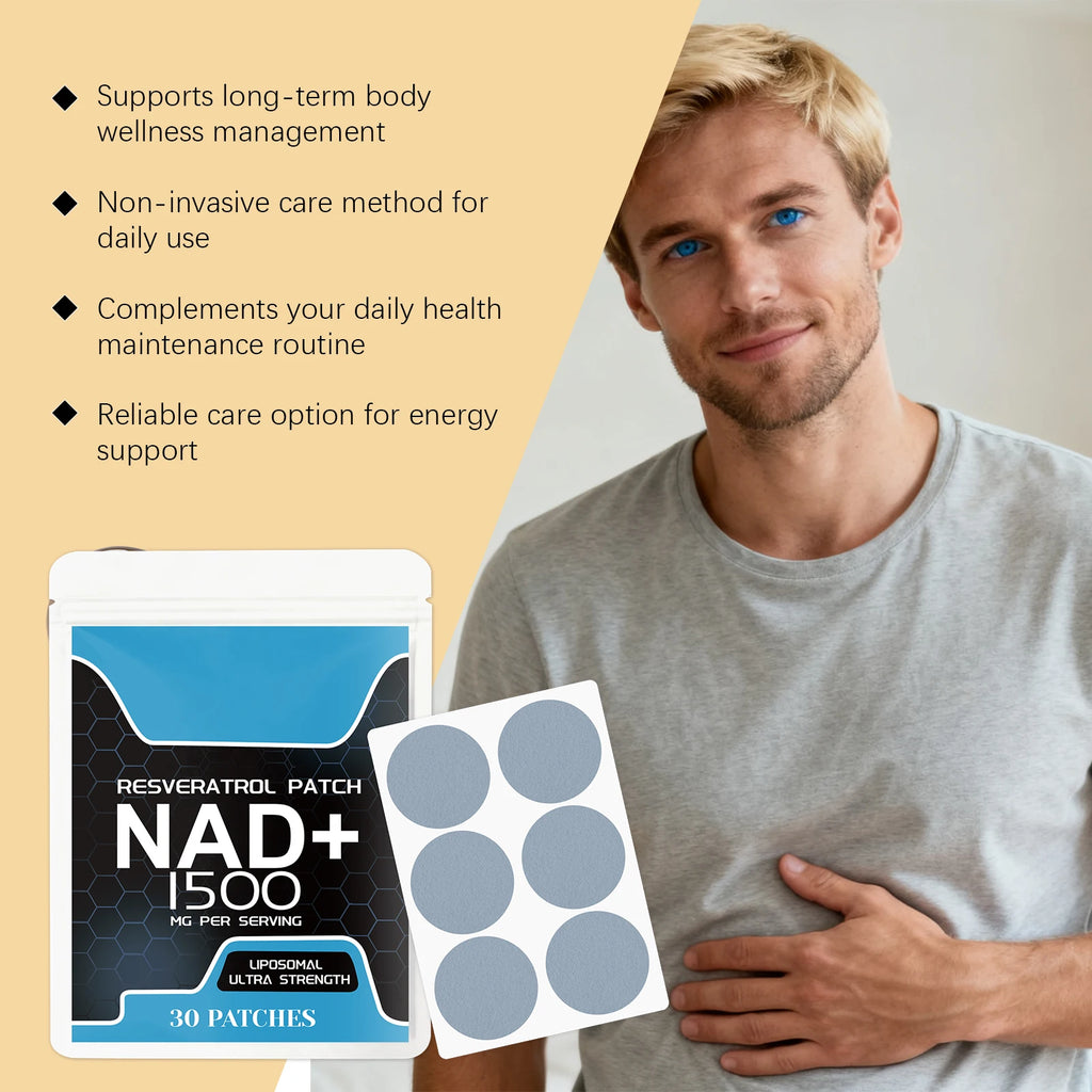 NAD+ Body Care Patch – Skin-Friendly Daily Wellness 30pc Body Care Patch SWANS