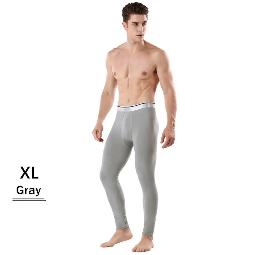 Men's Fleece Lined Thermal Long Johns Winter Base Layer Pants