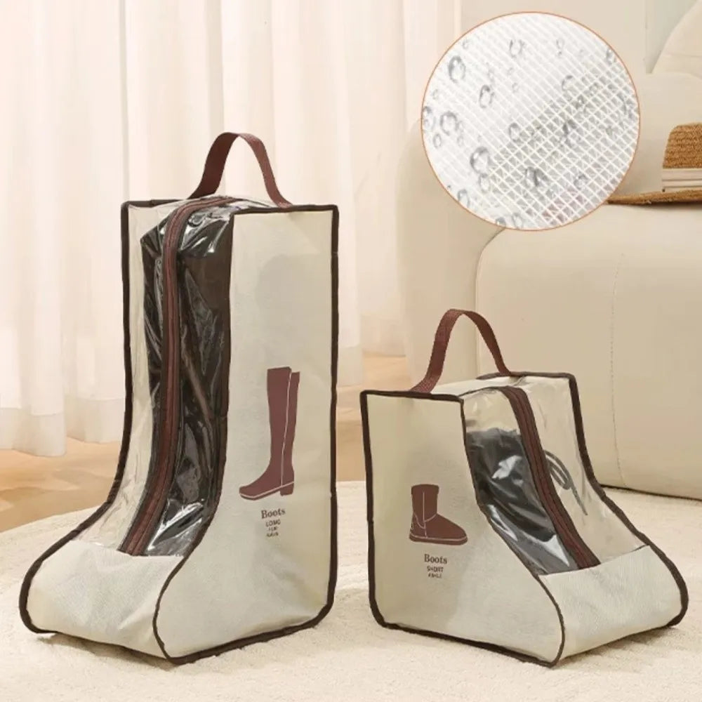 Waterproof Tall Boots Storage Bag – Dustproof Shoe Organizer Boot Storage Bag SWANS