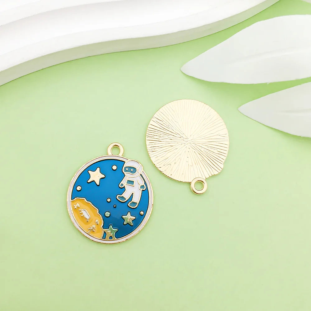 Cherry Blossom Alloy Charm Pendant for DIY Jewelry Making Jewelry Charm Pendant SWANS F