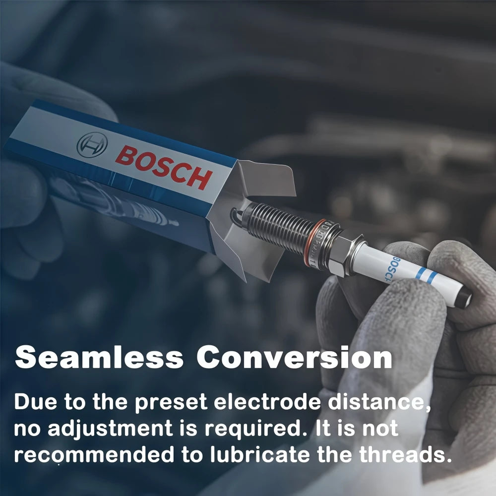 Bosch Y7LER02 Nickel Spark Plug – VW Polo, Lavida, Skoda Octavia Automotive Spark Plug SWANS