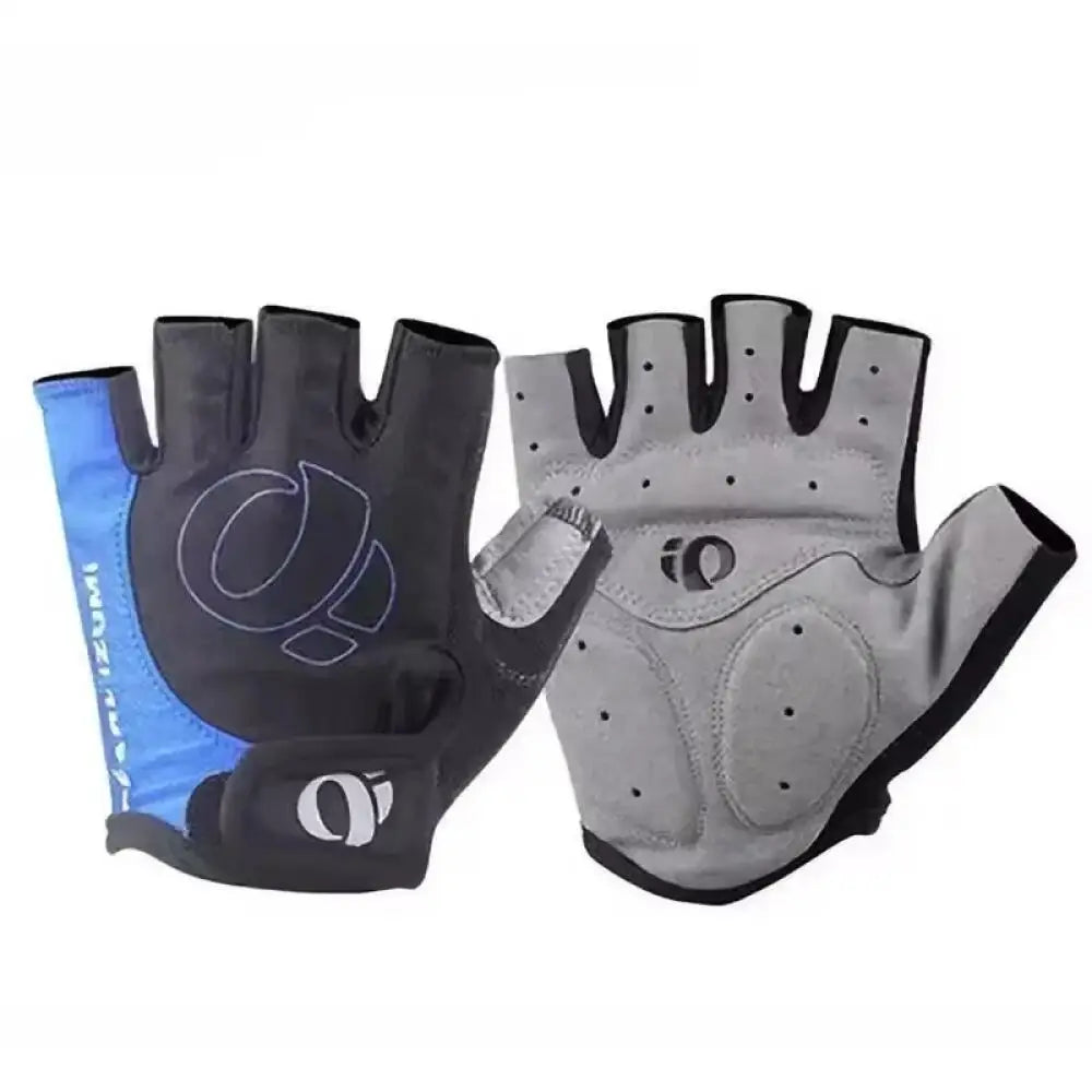 SWANS Gel Half Finger Cycling Gloves – Anti-Slip MTB Bike Cycling Gloves SWANS Blue L