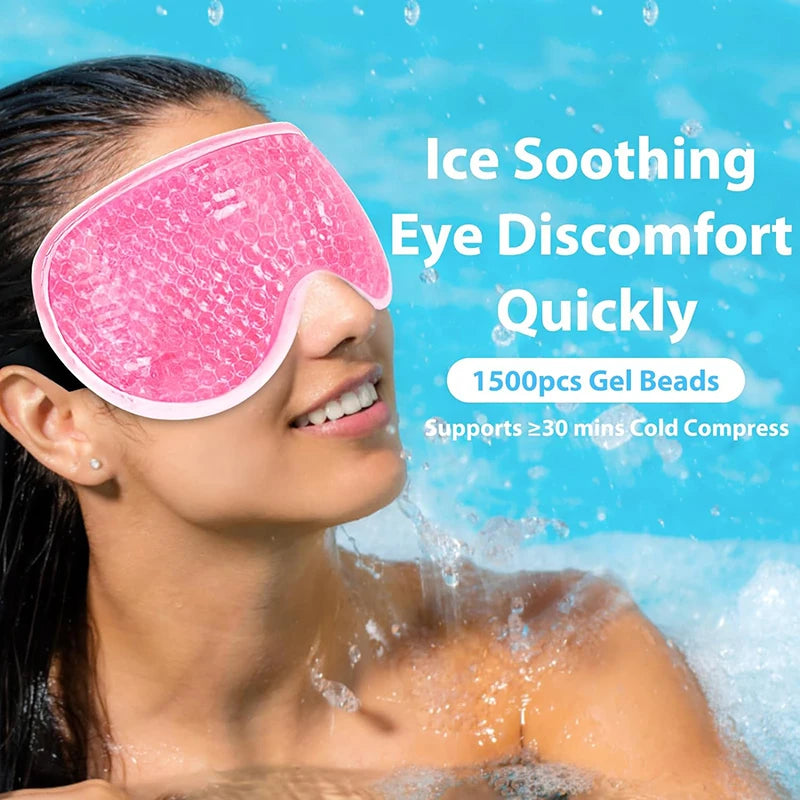 Reusable Gel Eye Mask – Hot & Cold Therapy for Puffy Eyes Gel Eye Mask SWANS
