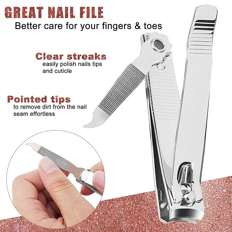 SWANS Stainless Steel Nail Clipper – Fingernail & Toenail Nail Clipper SWANS