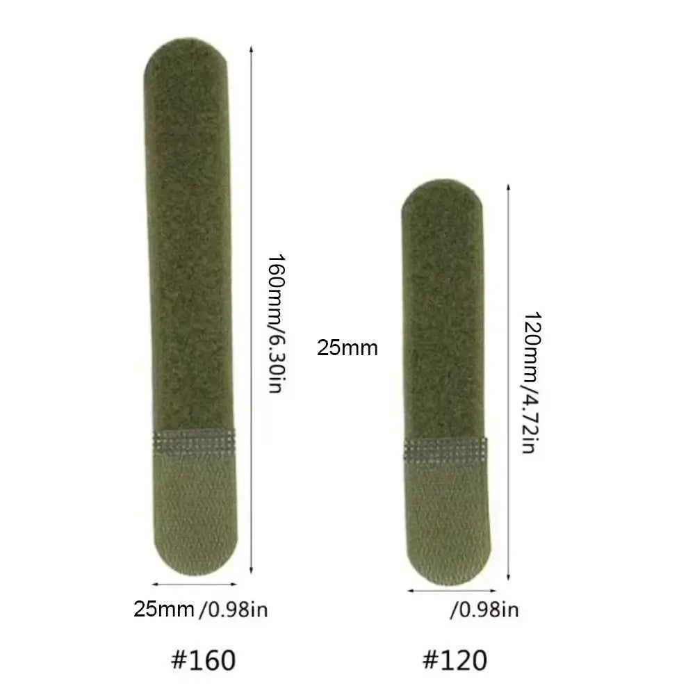5-Pack Nylon Hook & Loop Straps 120/160mm – Reusable Ties Hook Loop Cable Straps SWANS
