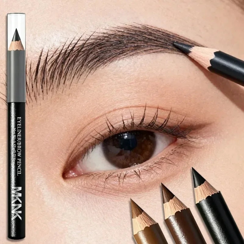 SWANS Wooden Eyebrow & Eyeliner Pencil – Waterproof Long Wear Eyebrow & Eyeliner Pencil SWANS