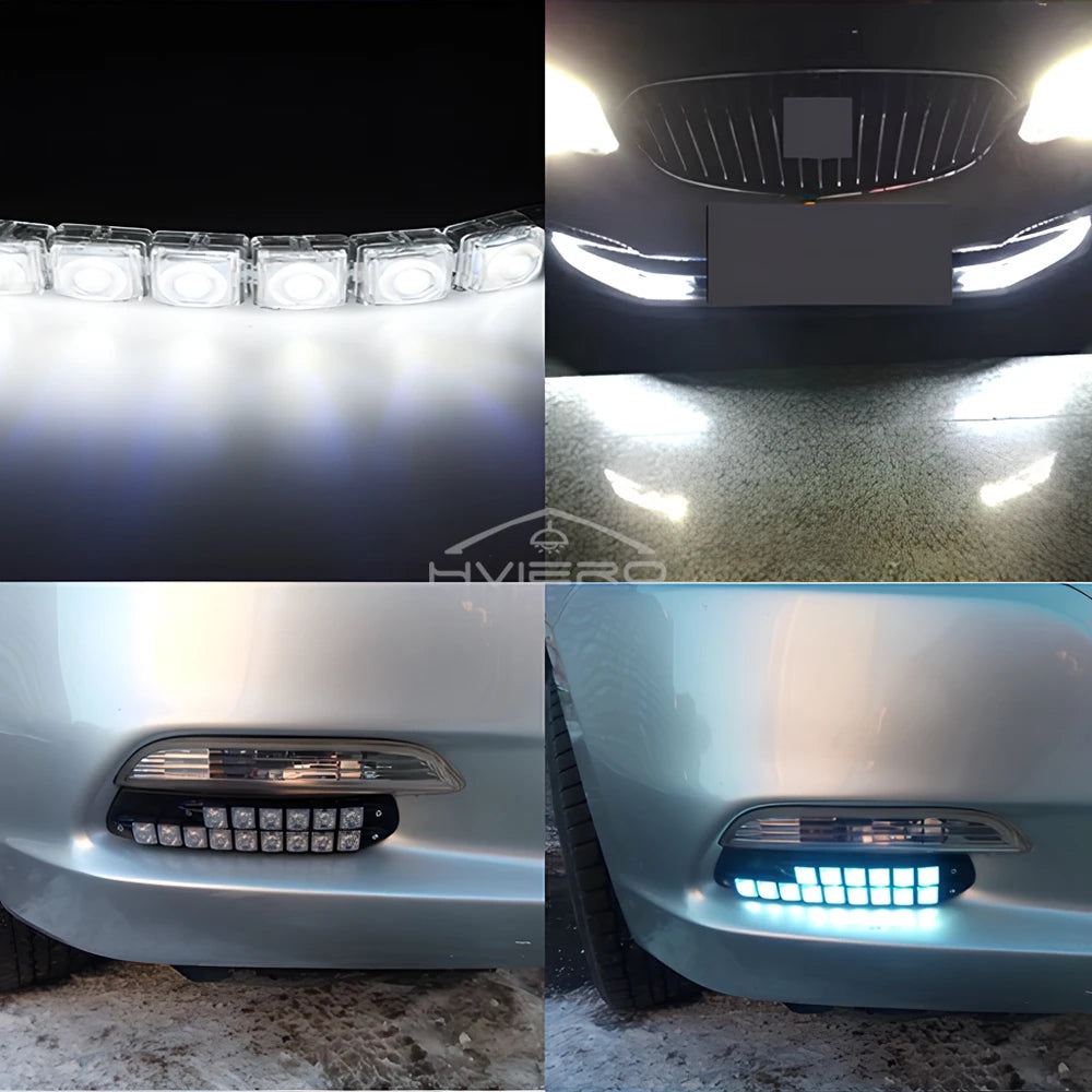 HVIERO Flexible LED DRL Strip 12V IP67 – Daytime Running Light LED DRL Strip Light SWANS