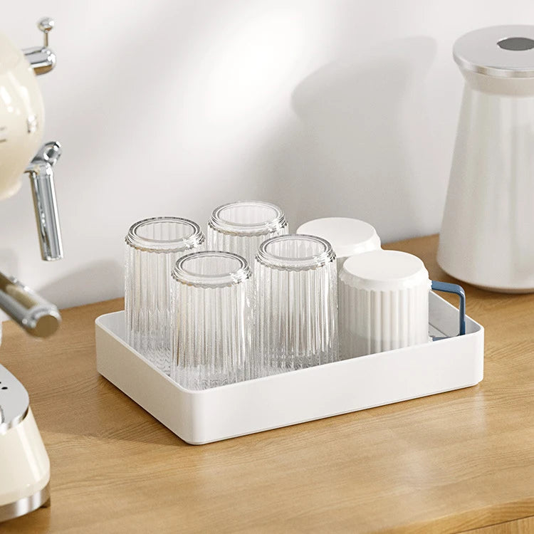 Double Layer Drip Tray – Plastic Drain Rack for Cups & Fruit Dish Drain Rack SWANS