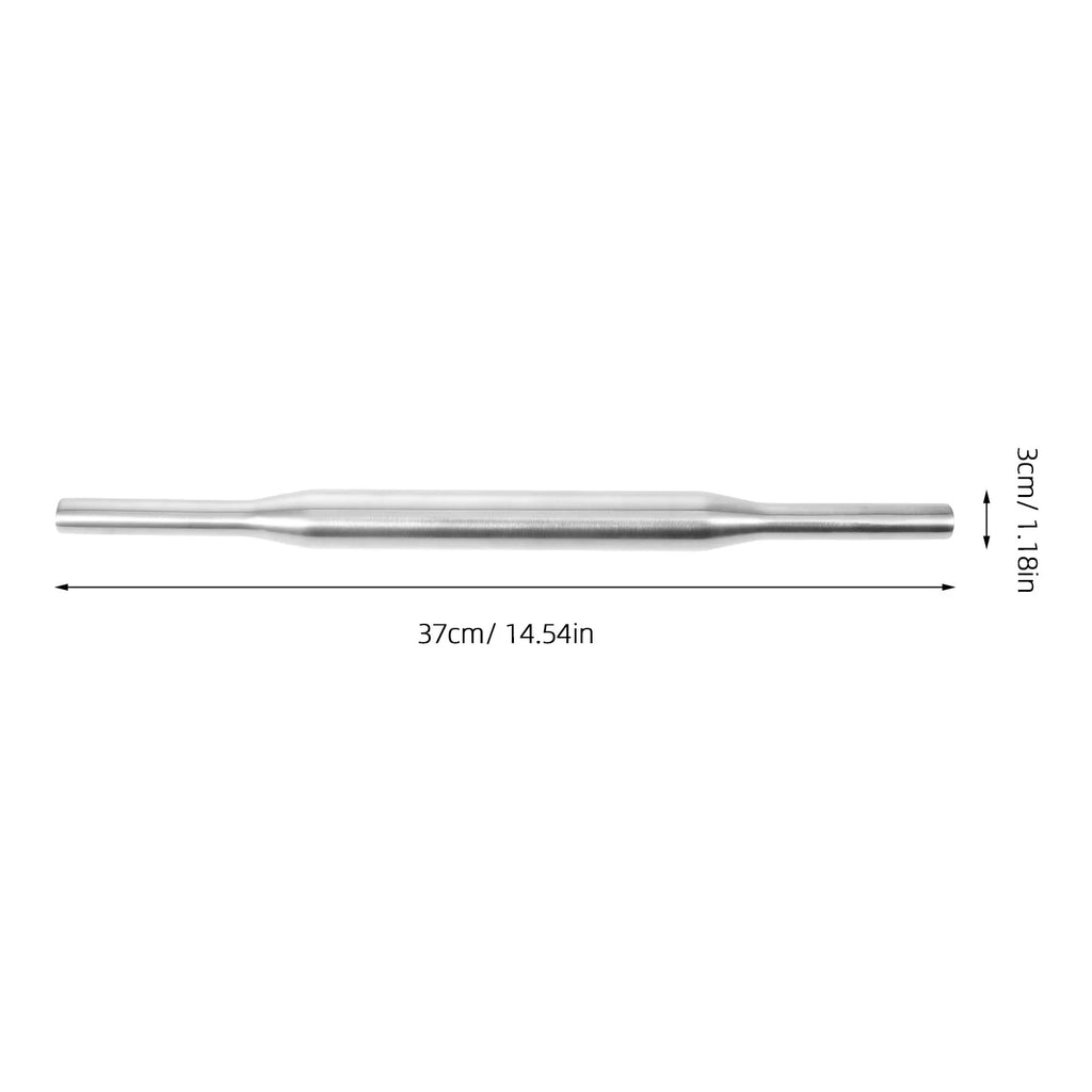 37cm Stainless Steel Rolling Pin – Nonstick Heavy-Duty Dough Roller Rolling Pin SWANS