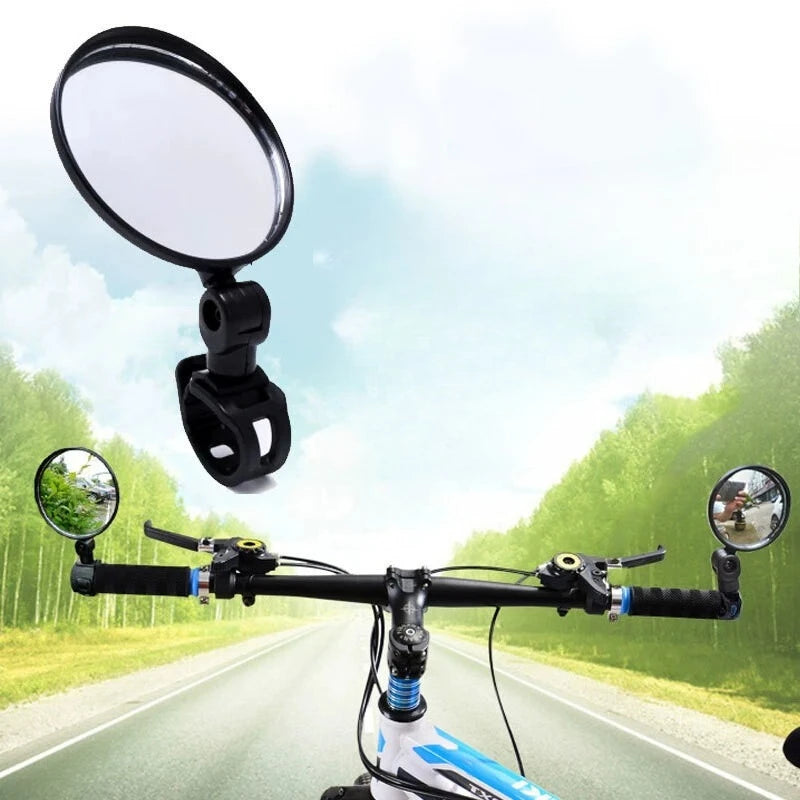 360° Adjustable Bike Rearview Mirror – Wide Angle Convex Bike Rearview Mirror SWANS