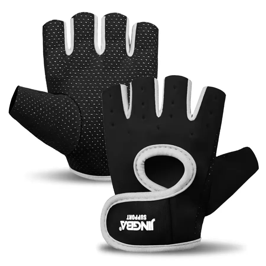SWANS Unisex Gym Gloves – Weight Lifting & Training Grip Workout Gloves SWANS Gray L
