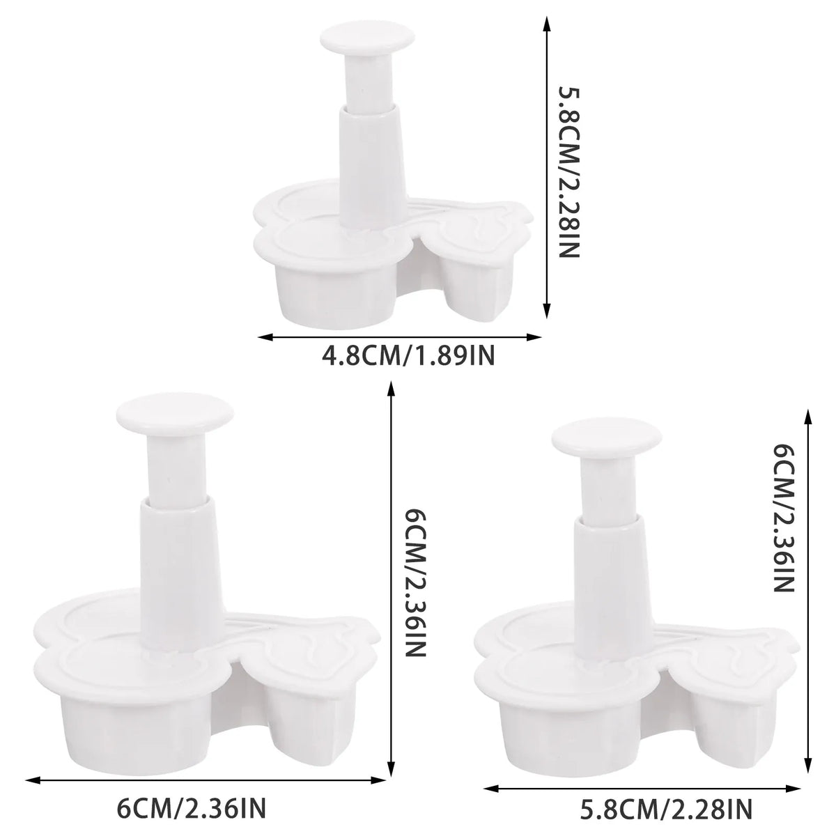 3-Pack Cherry Cookie Cutters – DIY Biscuit & Pancake Molds Cookie Cutter Set SWANS