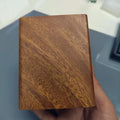 Black Walnut Wood Desk Pen Holder & Desktop Organizer Wooden Desk Organizer SWANS A