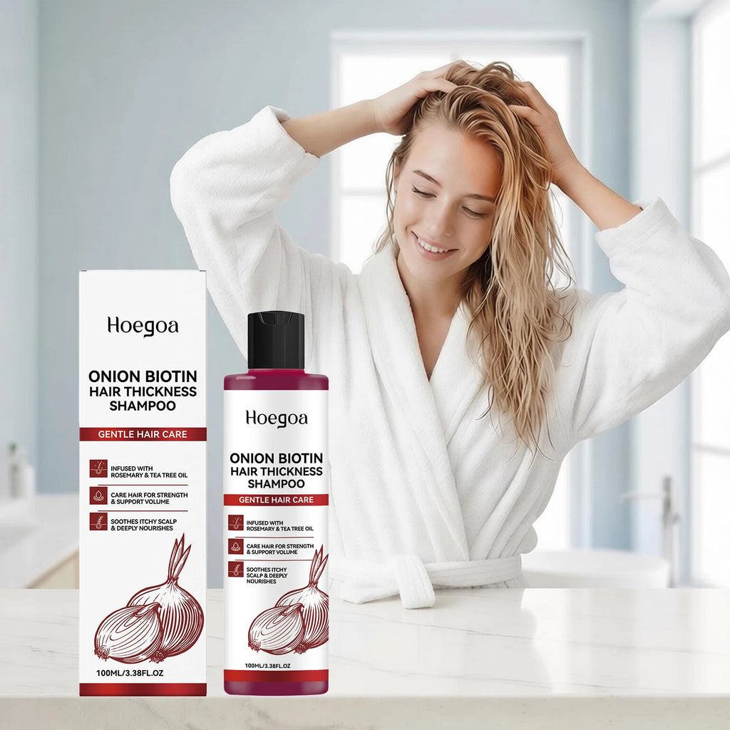 HOEGOA Onion Biotin Volumizing Shampoo 100ml All Hair Volumizing Shampoo SWANS