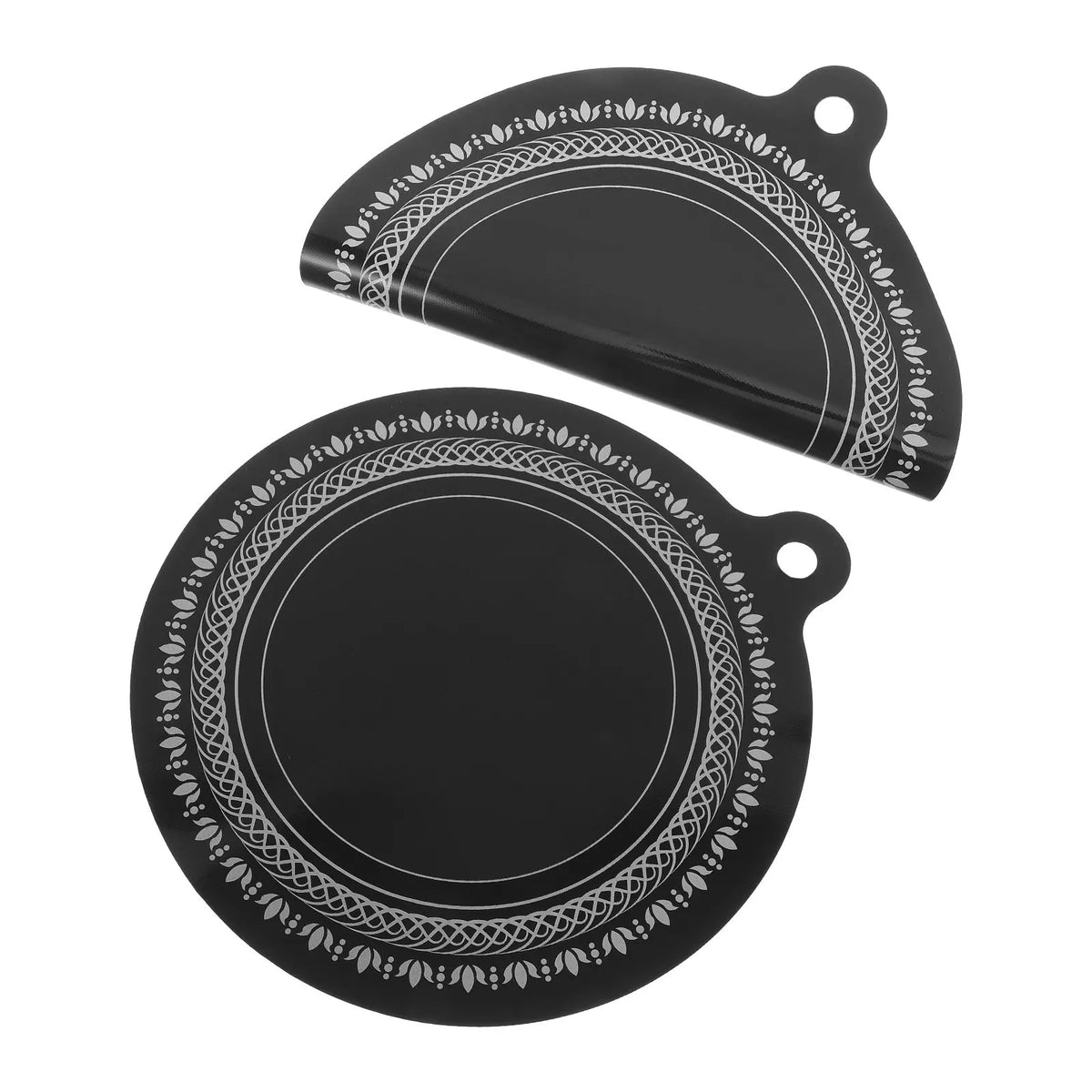 2-Pack Silicone Induction Cooktop Protector Mat | Non-Slip Heat Shield Cooktop Protector Mat SWANS