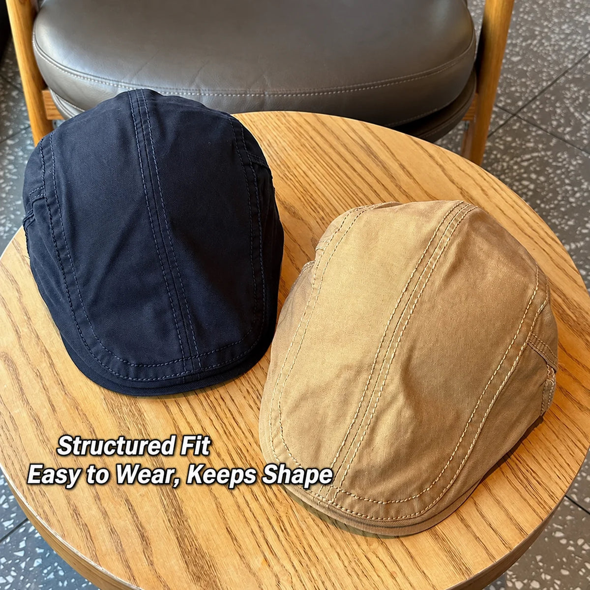 Retro Newsboy Flat Cap – Foldable Unisex Beret Sun Visor Newsboy Flat Cap SWANS