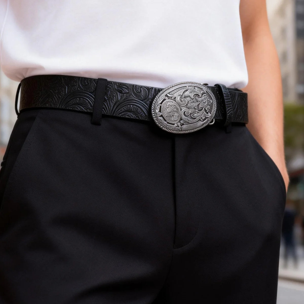 Retro Bohemian PU Belt – Punk Rock Y2K Unisex Fashion Belt Fashion Belt SWANS