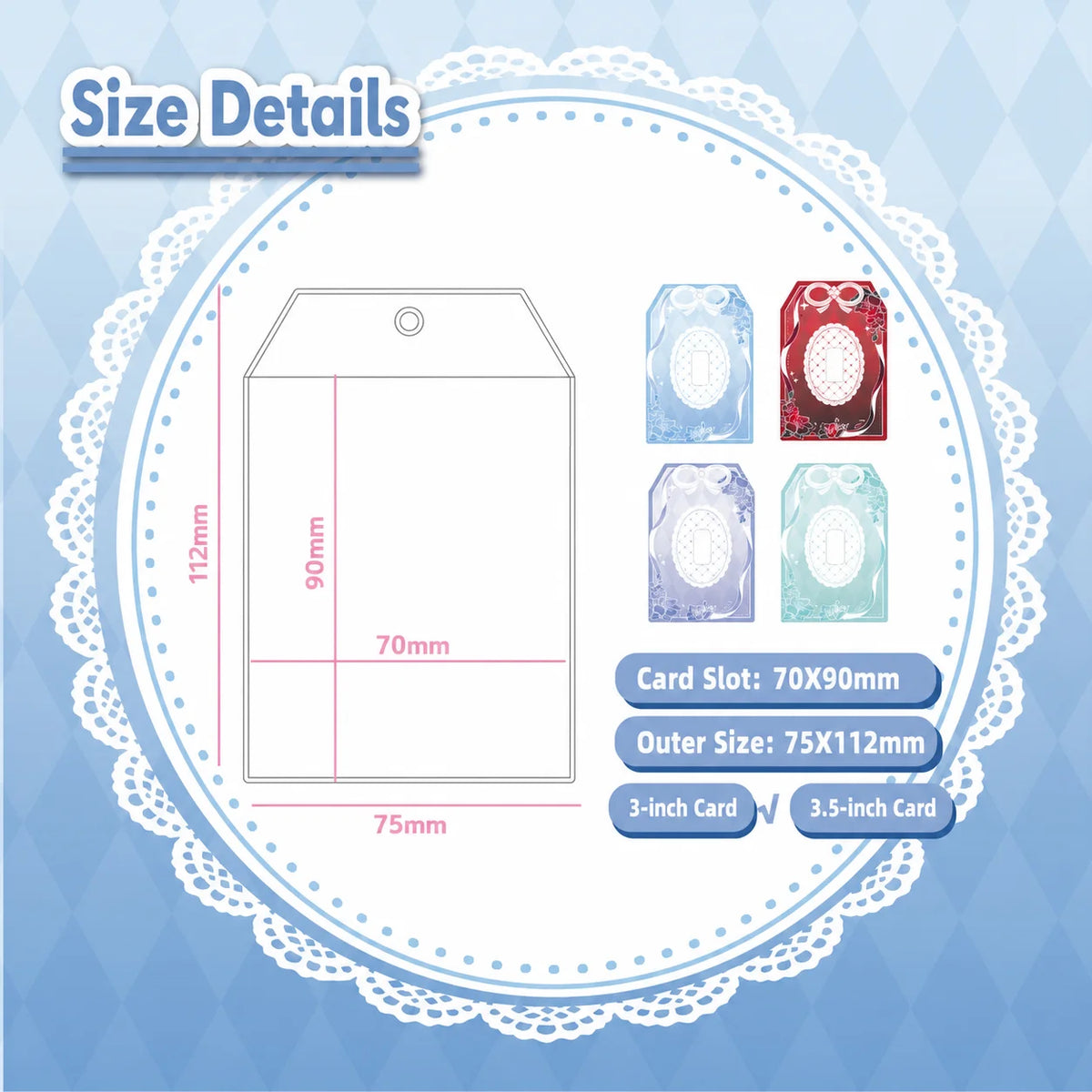 Omamori PVC Card Holder Ita Bag Charm with Lanyard Card Holder Charm SWANS