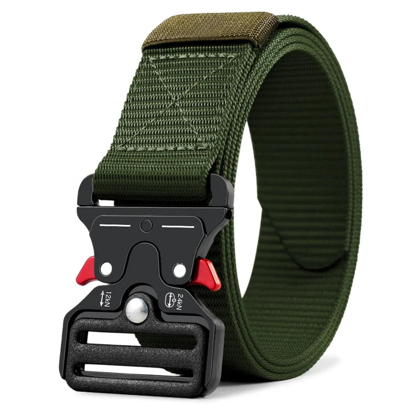 Unisex Outdoor Canvas Nylon Belt – Sports & Jeans 3.8cm Canvas Nylon Belt SWANS