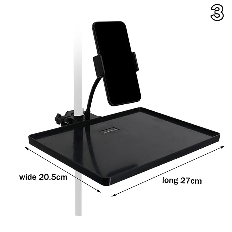 Adjustable Lash Tray Holder – Ring Light Clamp Organizer Lash Tray Organizer SWANS A3
