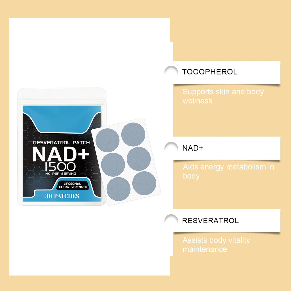 NAD+ Body Care Patch – Skin-Friendly Daily Wellness 30pc Body Care Patch SWANS