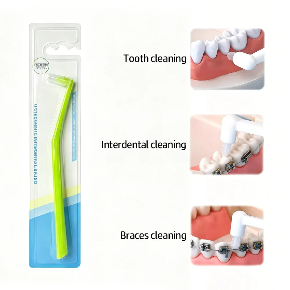 SWANS Single Tuft Toothbrush – Soft Interdental Brush Interdental Toothbrush SWANS 1PC GREEN