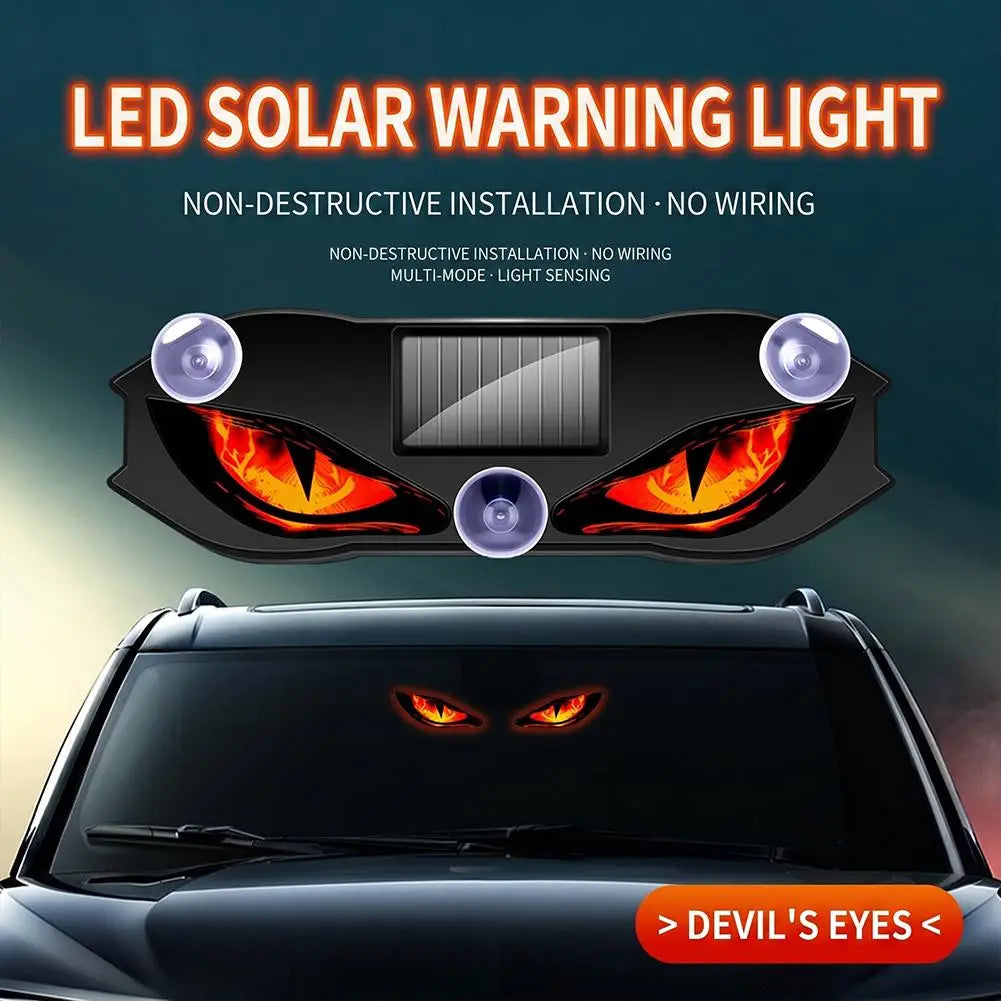 Solar Devil Eye Car Neon Light – Wireless Atmosphere Lamp Car Atmosphere Light SWANS