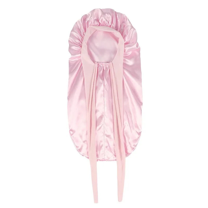 Extra Long Satin Bonnet – Anti-Frizz Sleep Cap for All Hair Types Satin Sleep Bonnet SWANS