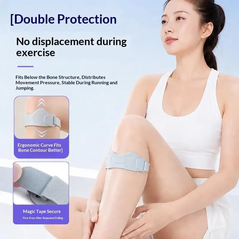 YOVIP Adjustable Patella Knee Strap – Shock Absorption Support Patella Knee Strap SWANS